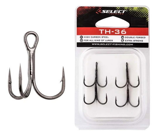 double treble fish hooks Select TH-36 Treble Hook