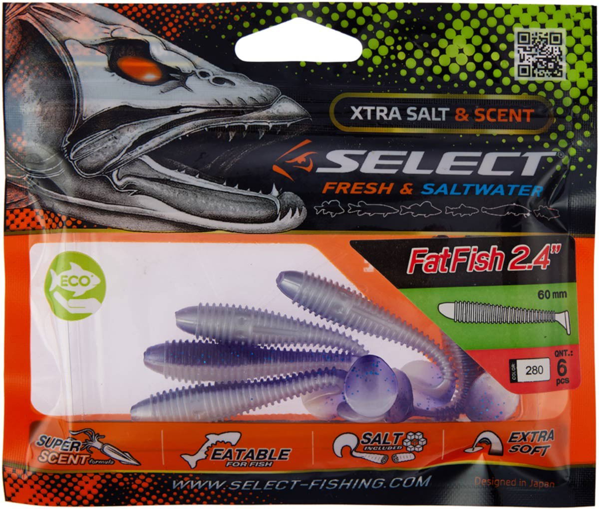 Soft Lure Select FatFish col.280 - Emerald Ripple
