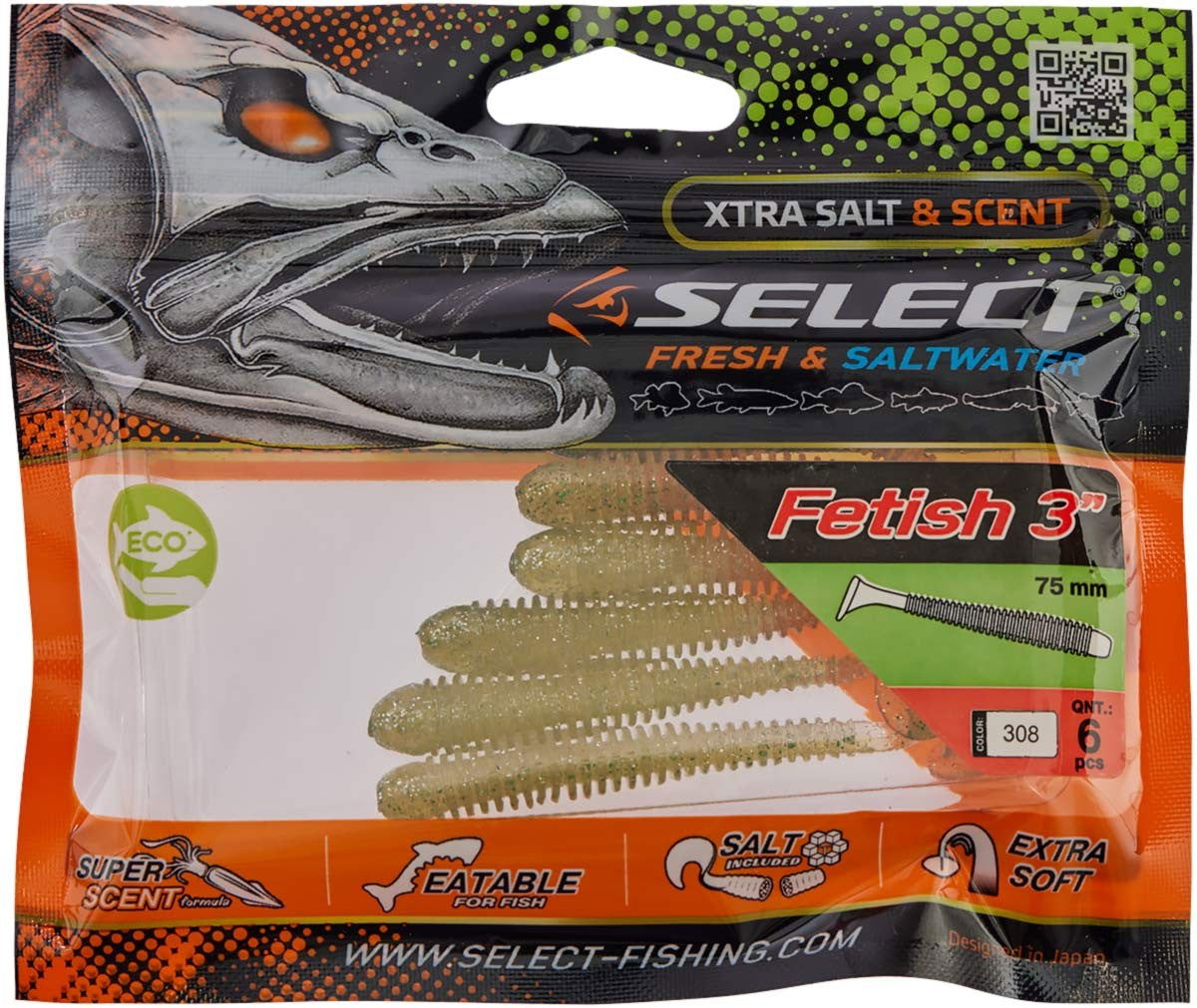 Soft Lure Select Fetish col.308 - Emerald Ripple