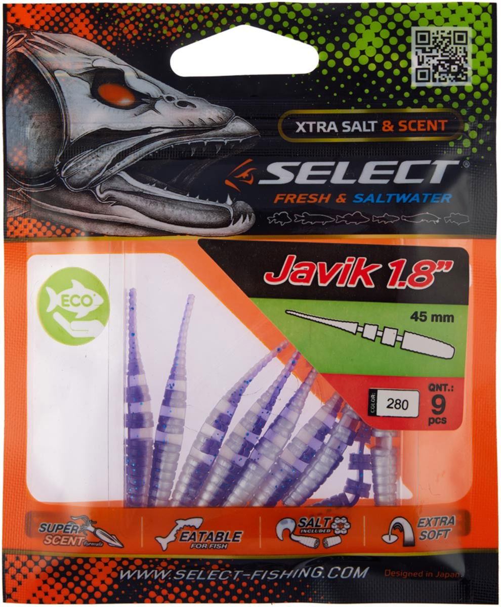 Soft Lure Select Javik col 280 - Emerald Ripple