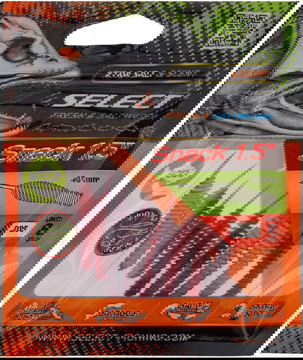 Soft Lure Select Snack col.205 - Emerald Ripple