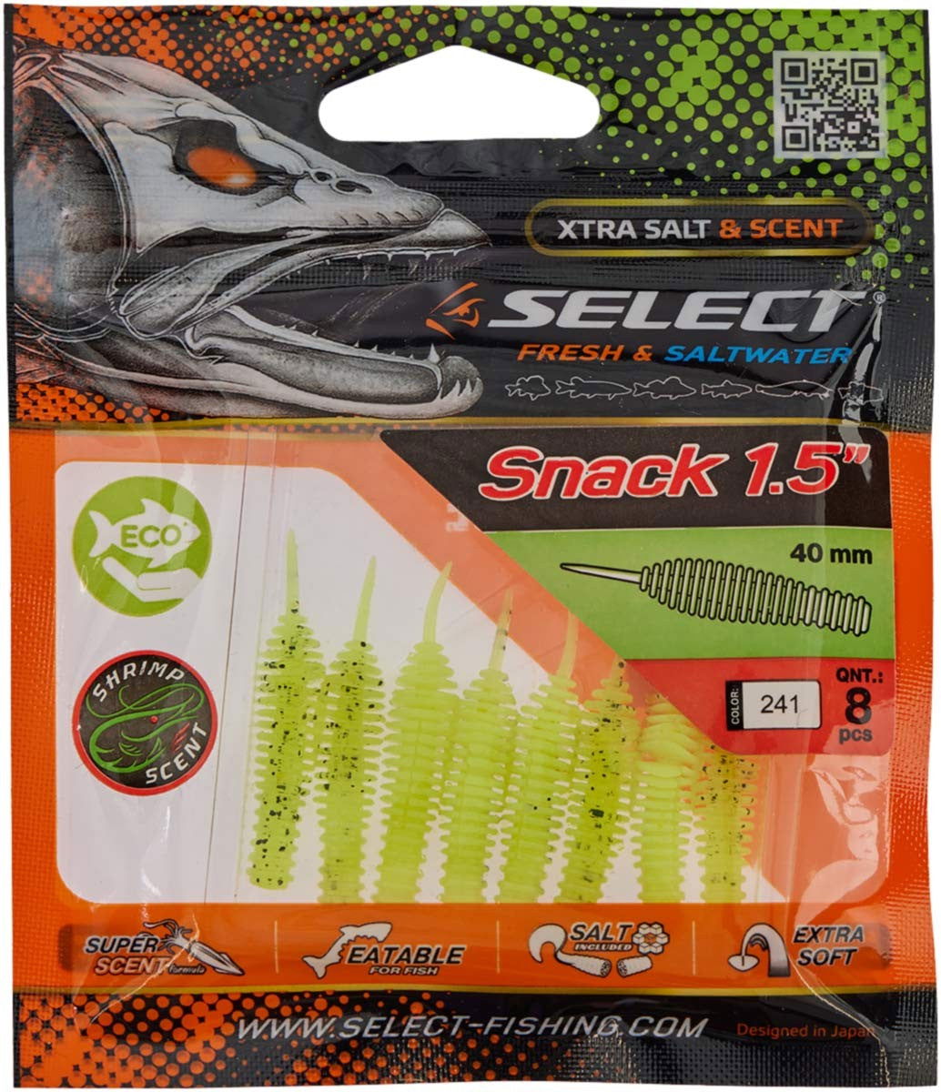 Soft Lure Select Snack col.241 - Emerald Ripple