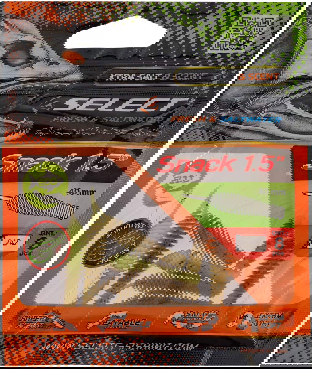 Soft Lure Select Snack col.242 - Emerald Ripple