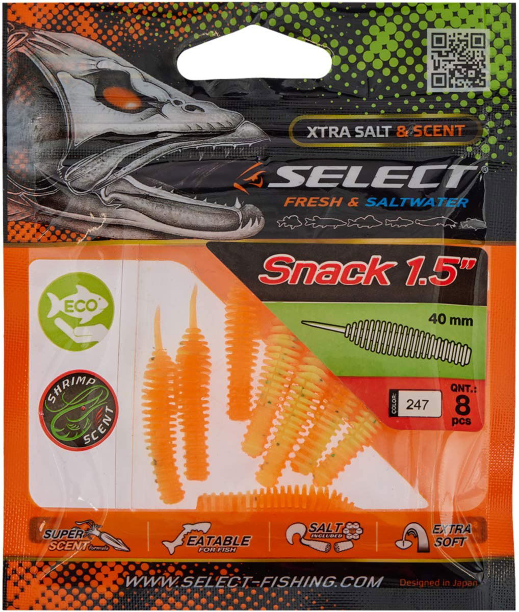 Soft Lure Select Snack col.247 - Emerald Ripple