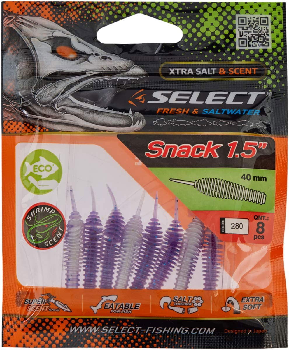 Soft Lure Select Snack col.280 - Emerald Ripple