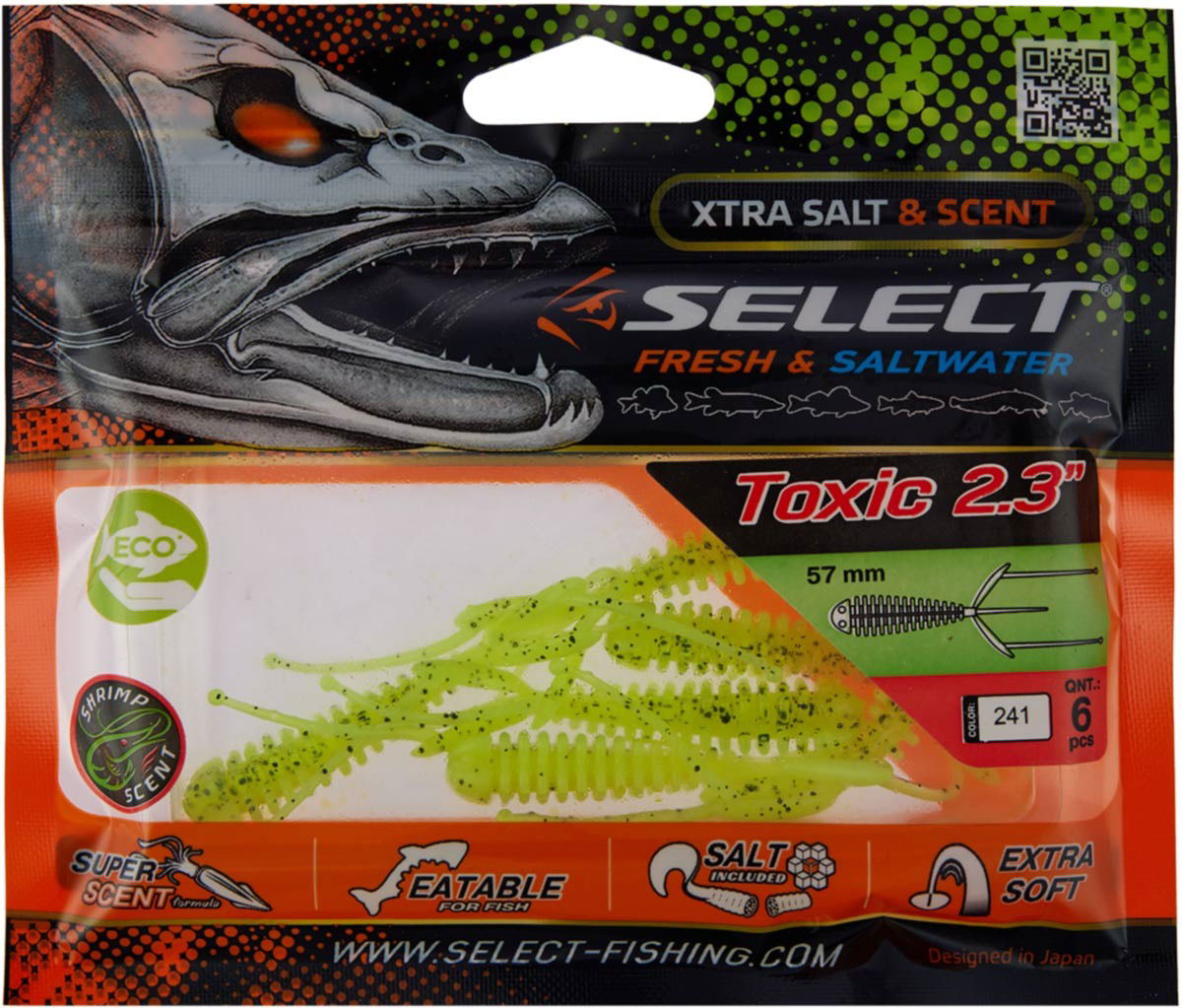 Soft Lure Select Toxic col.241 - Emerald Ripple