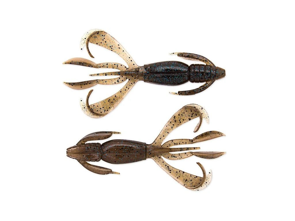 Soft lure Keitech Crazy Flapper Blue Back Cinnamon 434T /2.8"/ - Emerald Ripple