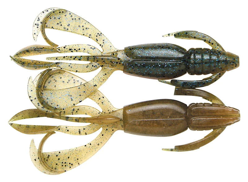 Soft lure Keitech Crazy Flapper Green Weenie Blue #403T /4.4"/ - Emerald Ripple