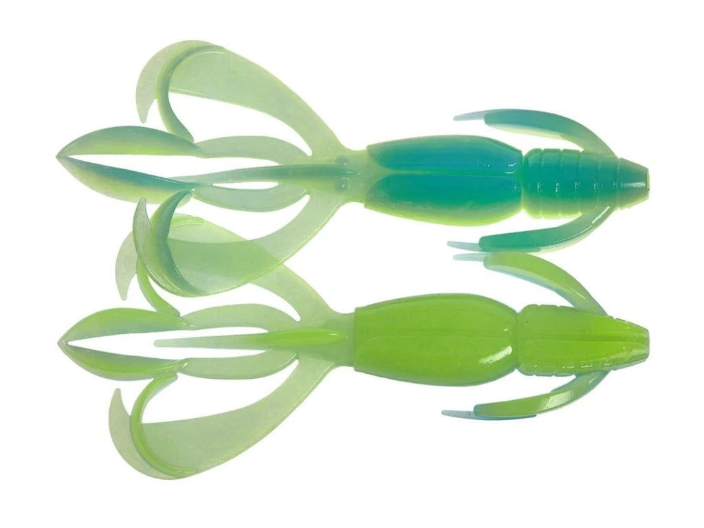 Soft lure Keitech Crazy Flapper Ice Chartreuse PAL03T /2.8"/ - Emerald Ripple