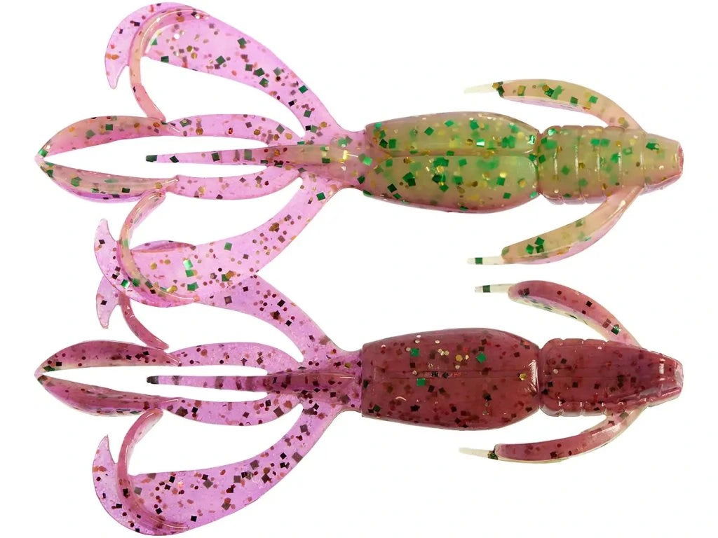 Soft lure Keitech Crazy Flapper Mistic Lime Chart EA18T /2.8"/ - Emerald Ripple
