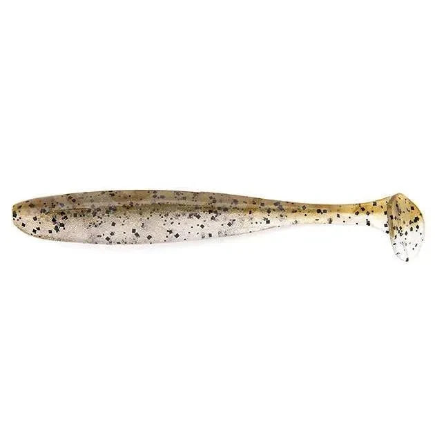 Soft lure Keitech Easy Shiner Green Pumpkin PP Shad #414T /2"/3"/3.5"/4"/4.5"/5"/6.5" - Emerald Ripple