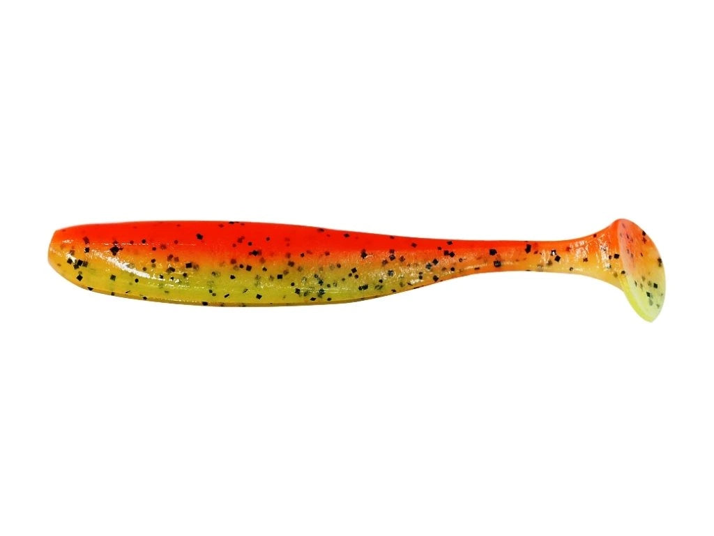 Soft lure Keitech Easy Shiner Spicy Mustard PAL08T /3"/3.5"/4"/ - Emerald Ripple
