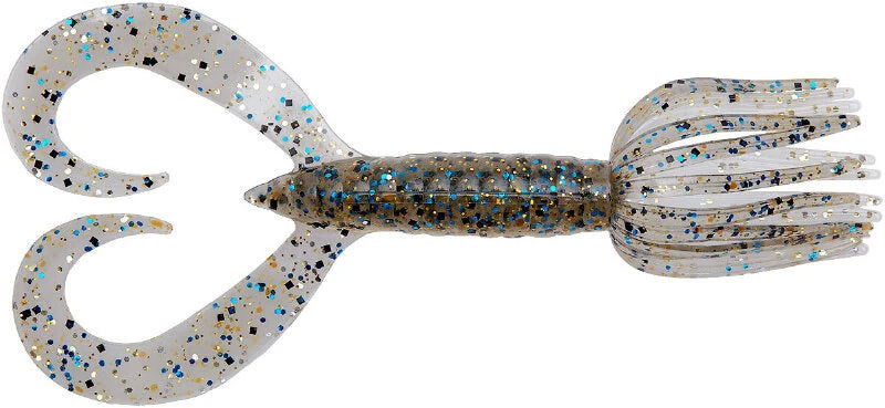 Soft lure Keitech Little Spider Bluegill Flash # 418T - Emerald Ripple