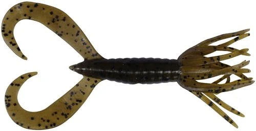 Soft lure Keitech Little Spider Green Pumpkin PP #101S - Emerald Ripple