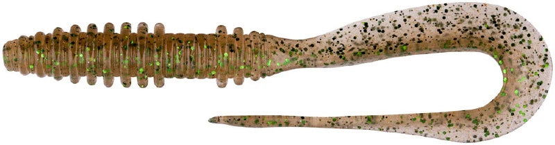 Soft lure Keitech Mad Wag Sahara Olive FLK. #309S /2.5"/3.5"/4.5" - Emerald Ripple