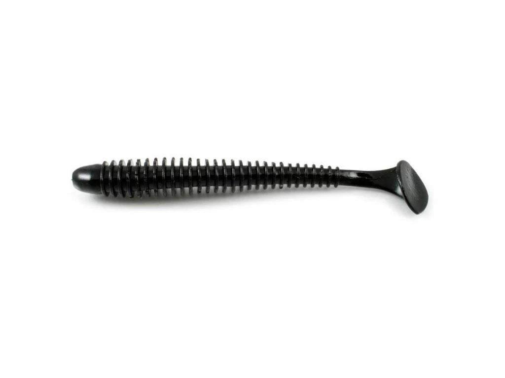Soft lure Keitech Swing Impact Black 001S /2.5"/4" - Emerald Ripple