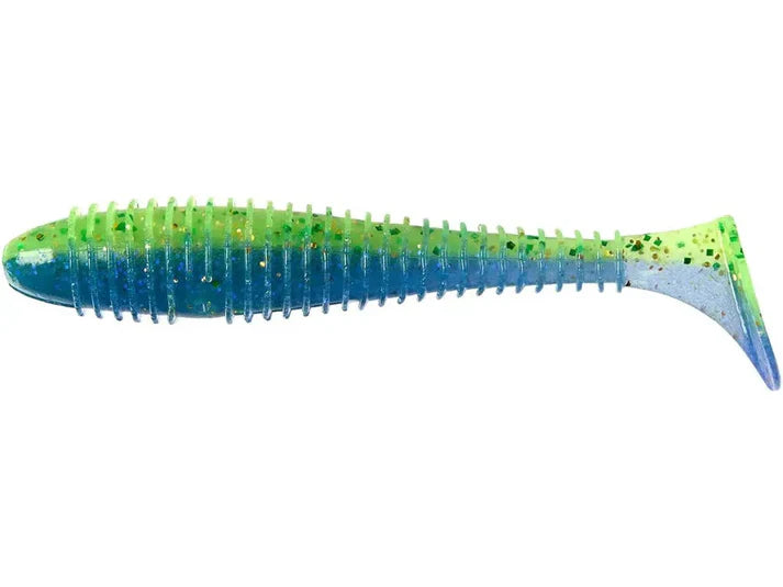 Soft lure Keitech Swing Impact FAT Midnight Chart Back EA17T /2.8"/3.3"/3.8"/