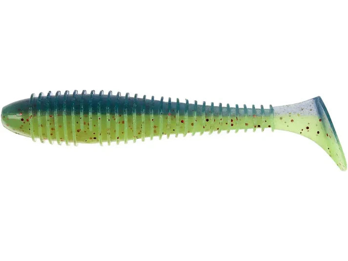 Soft lure Keitech Swing Impact FAT Violet Chart Red FLK. EA20T 2.8"/3.3"/3.8"