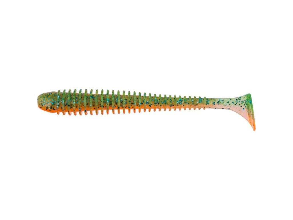 Soft lure Keitech Swing Impact Rotten Carrot PAL11T /3.5"/4" - Emerald Ripple