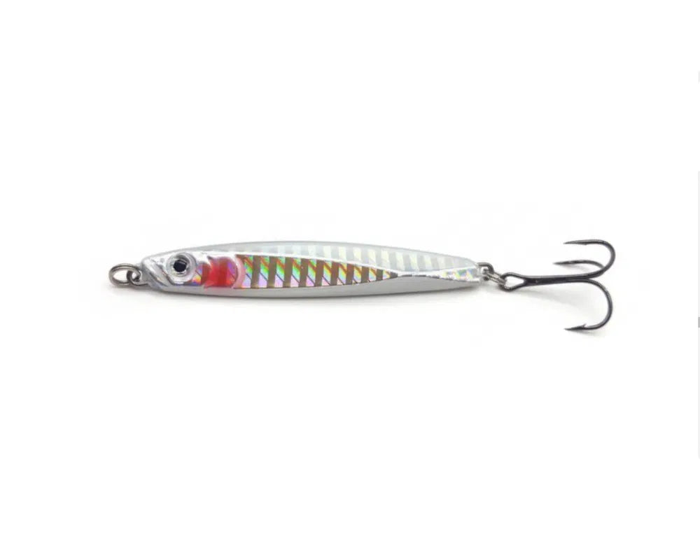 Super Sprat metal jig lure 21g Whitebait RDSP21-WB - Emerald Ripple