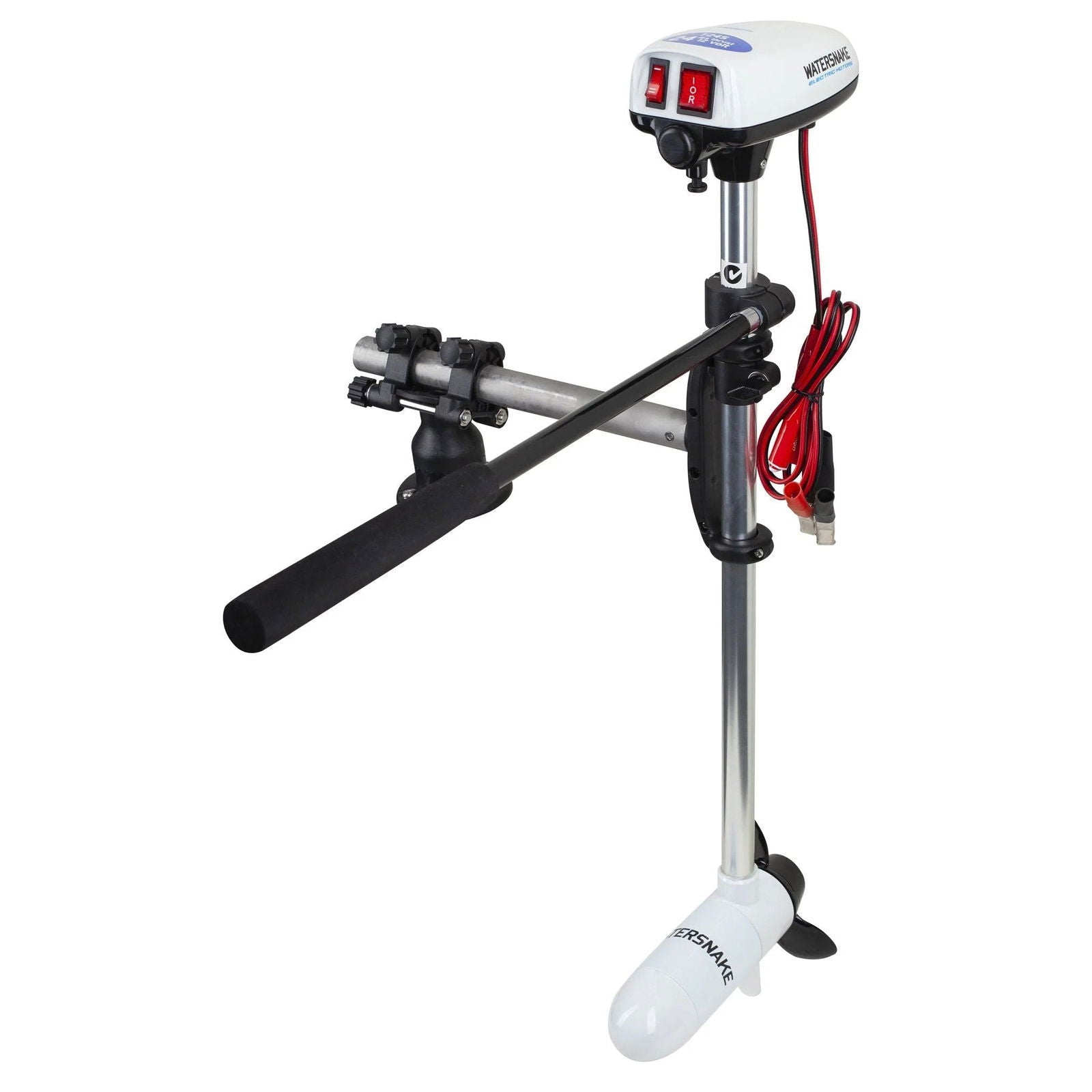 Watersnake ASP T24 SW Transom Motor with Kayak Bracket - Emerald Ripple