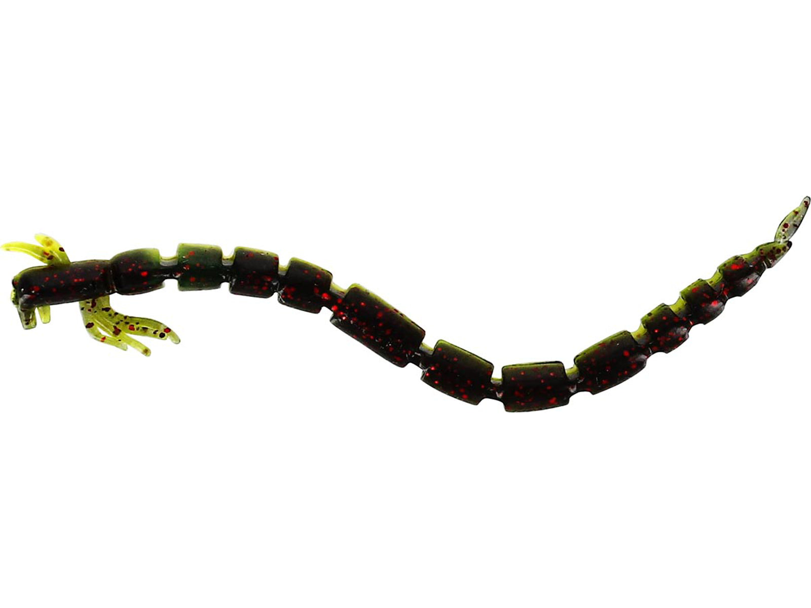 Westin BloodTeez Worm 7.5cm Black Chartreuse