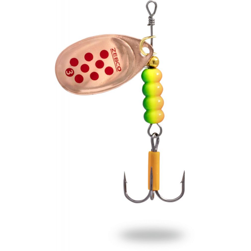 Zebco Trophy Z-Blade Size #2 Copper Red Dot 4g