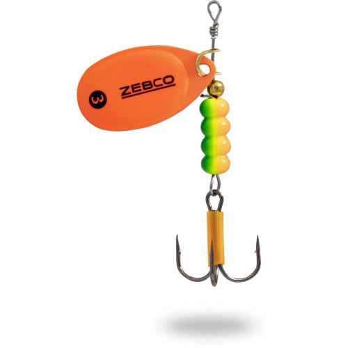 Zebco Trophy Z-Blade Size #3 Silver Orange 7g