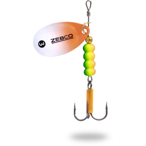 Zebco Trophy Z-Blade Size #2 Silver White Orange 4g