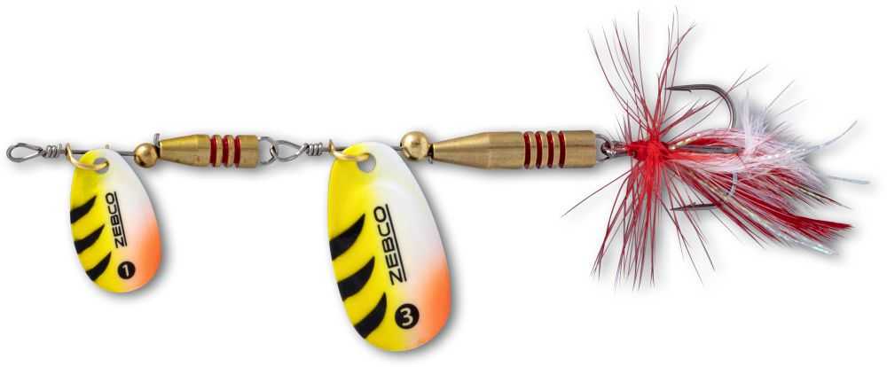 Zebco Trophy Z-Tandem Size #3 Silber Perch Foil 12g