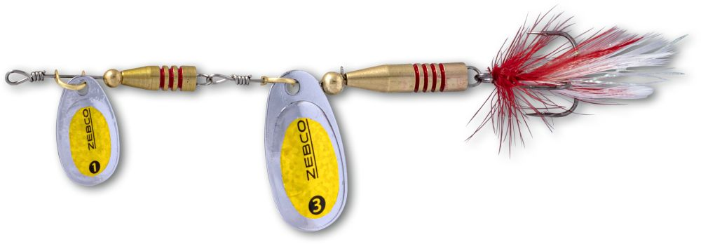 Zebco Trophy Z-Tandem Size #3 Silver Holo Gold 12g