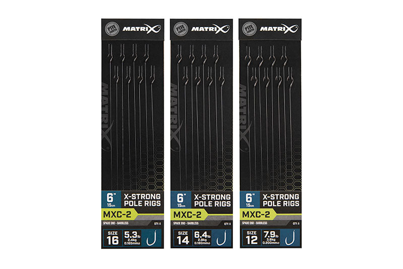 Matrix MXC-2 X-Strong Pole Rigs Barbless 15cm/6ins