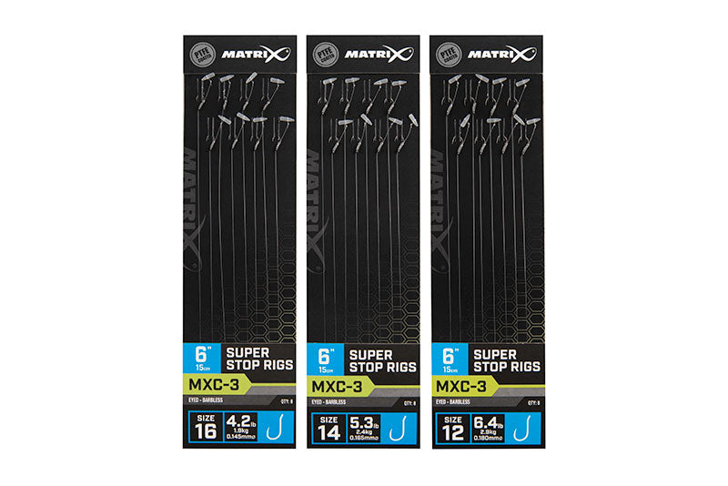 Matrix MXC-3 Super Stop Rigs Barbless 15cm/6ins