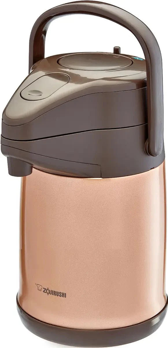 Zojirushi Air Pot Pump Dispenser gold 2.2L–3.0L, thermal beverage server for Irish homes, offices, and events