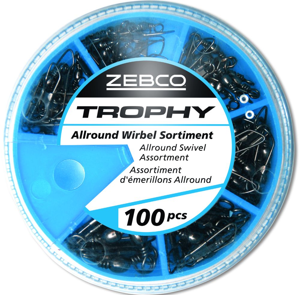 Zebco Allround Swivel Assortment 100pcs