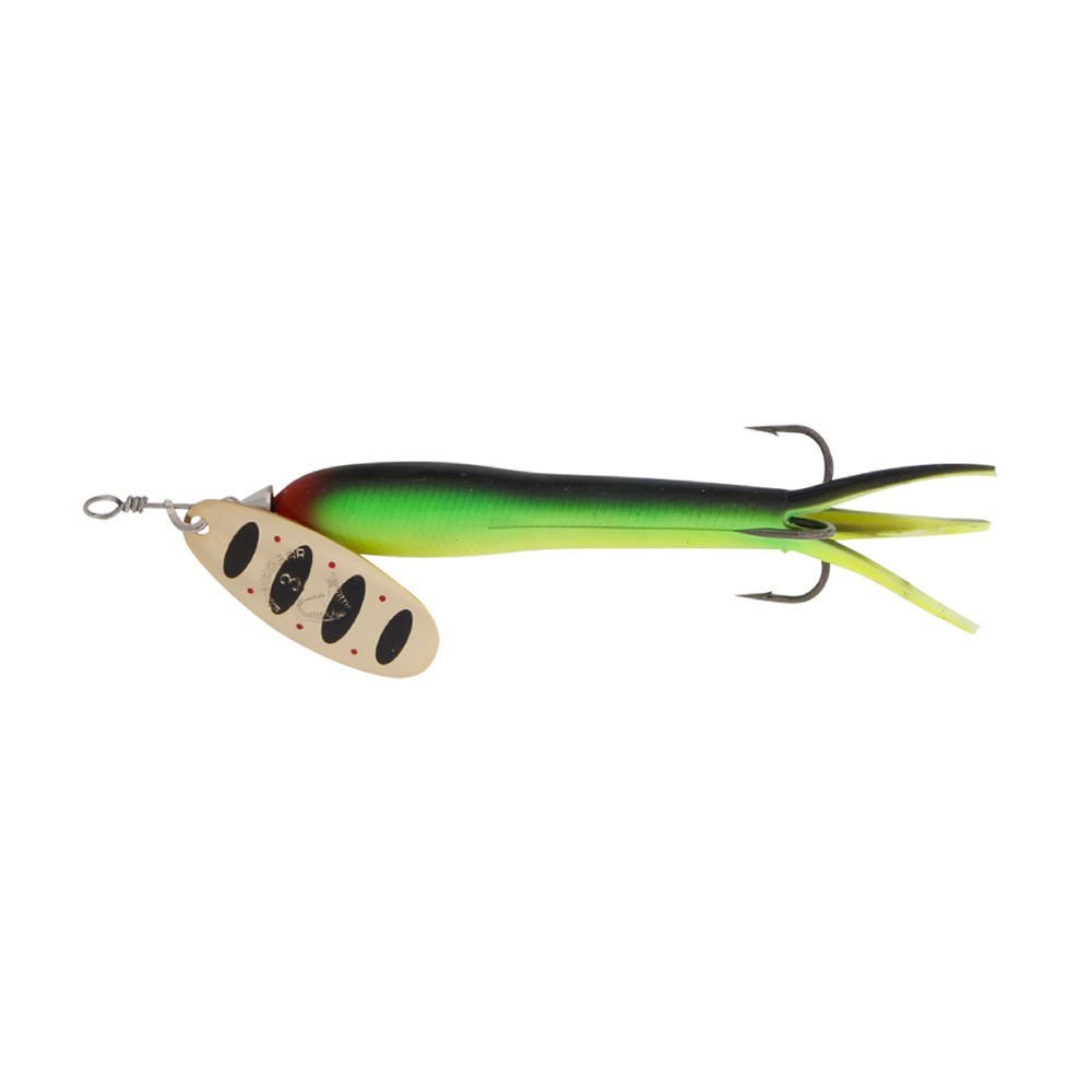 Savage Gear Flying eel Spinner #3 23g Sinking Green Highlander
