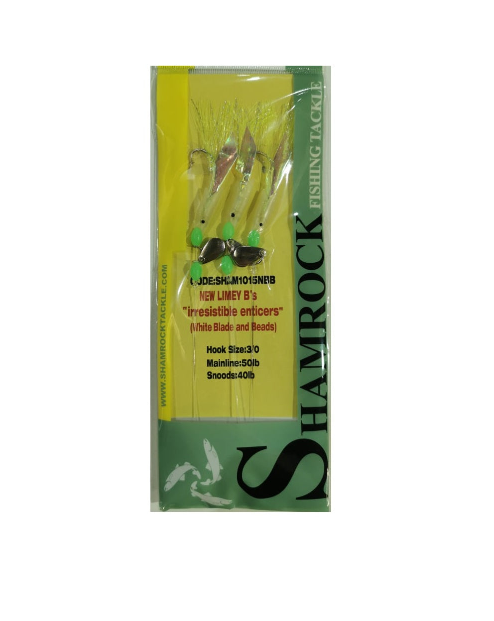 Shamrock New Limey b's Irresistible Enticers white Blade and Beads SHAM1015NBB