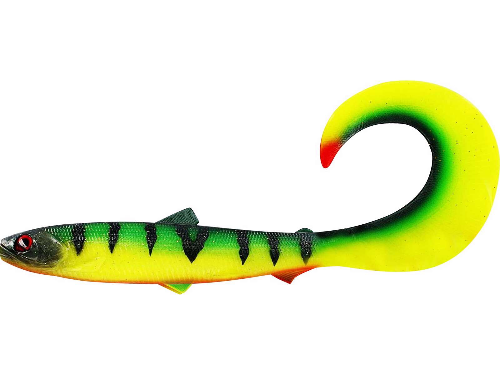 Westin BullTeez Curltail 21cm 49g Tiger Perch