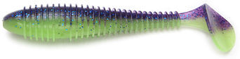 Soft Lure Keitech Swing Impact Fat Violet Lime Belly PAL06T