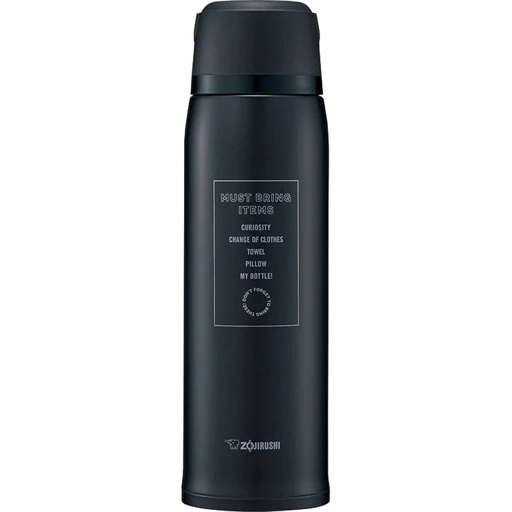 Zojirushi SJ-JS black stainless steel thermos bottle 800 ml insulated flask, available in Ireland