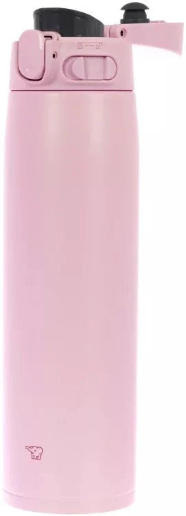 Side view of Zojirushi SM-VB pink vacuum insulated mug