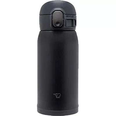 Zojirushi SM-WA36 black 360ml insulated mug, sleek Japanese thermos for university, work, and travel in Ireland