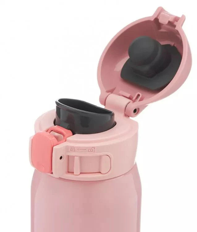 Leakproof Zojirushi SM-WA36 360ml thermos mug, pink travel cup with flip-open lid for office and university in Ireland