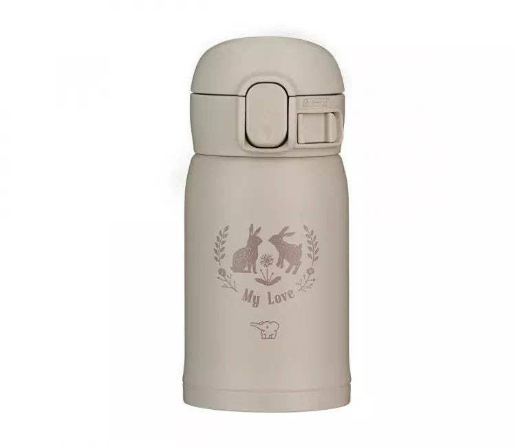 Zojirushi SM-WP24CM 240ml insulated travel mug in champagne beige, compact Japanese thermo cup for daily use in Ireland