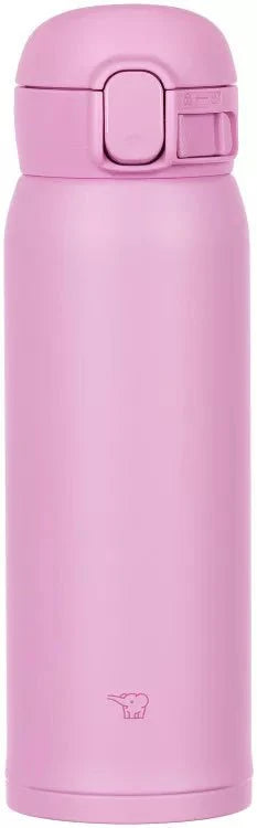 Stylish pink Zojirushi SM-WS travel mug, 480ml stainless steel insulated bottle, perfect for Irish commuters and students
