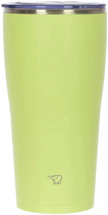 Slim design of the Zojirushi SX-HA yellow thermal mug 890 ml, ideal for daily hydration