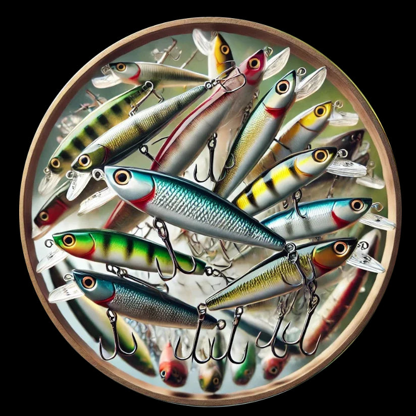 Select Minnow and Crankbaits - Emerald Ripple