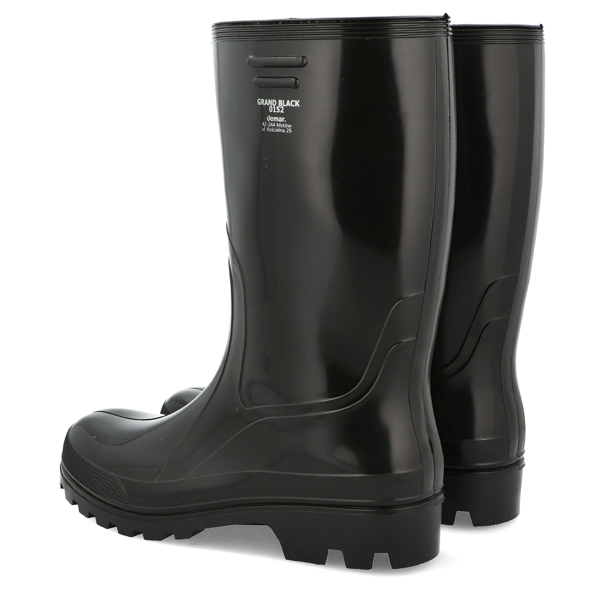 Demar Grand Black Wellington Boots