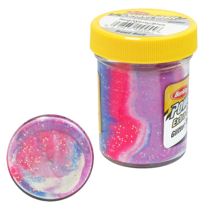 Berkley PowerBait Extra Scent Glitter Trout Bait Captain America