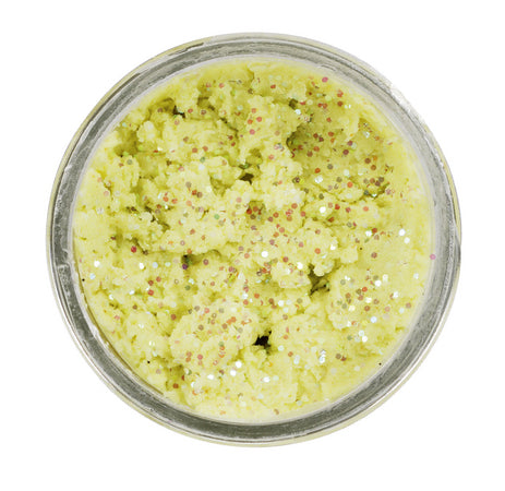 Berkley PowerBait Extra Scent Glitter Trout Bait Light Green Glitter Cheese